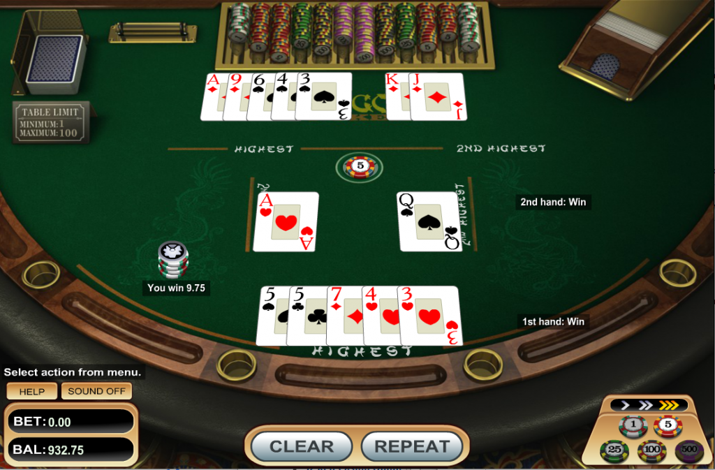 Pai Gow Poker Online Free
