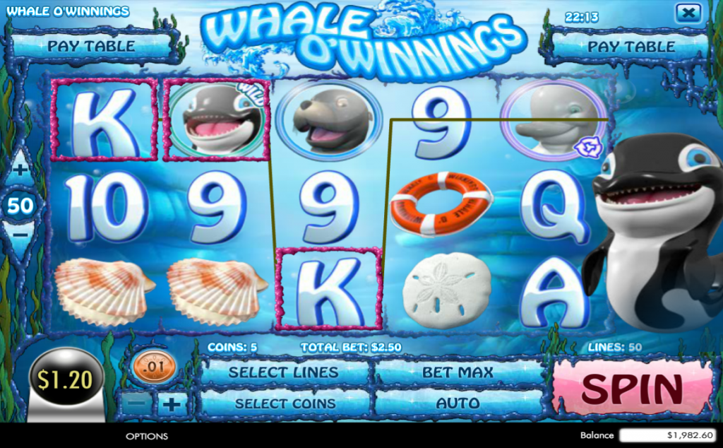 Whale O' Winnings Winner