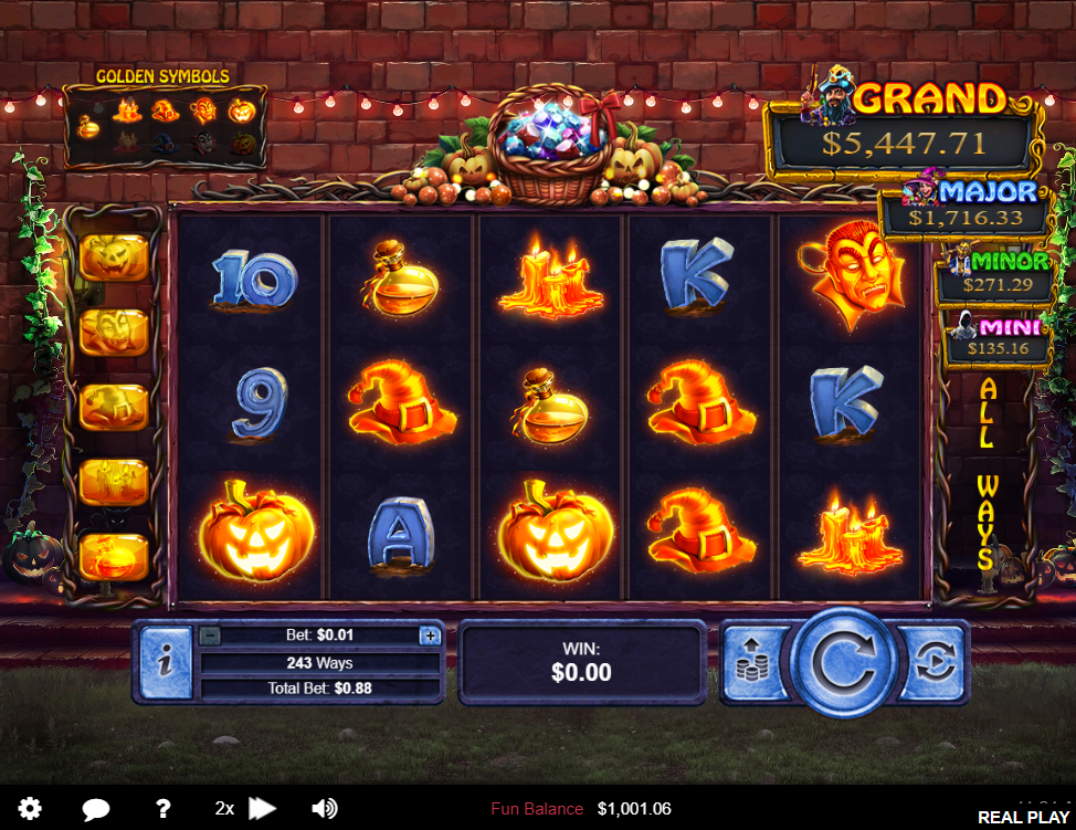 Halloween Treasures Main Game
