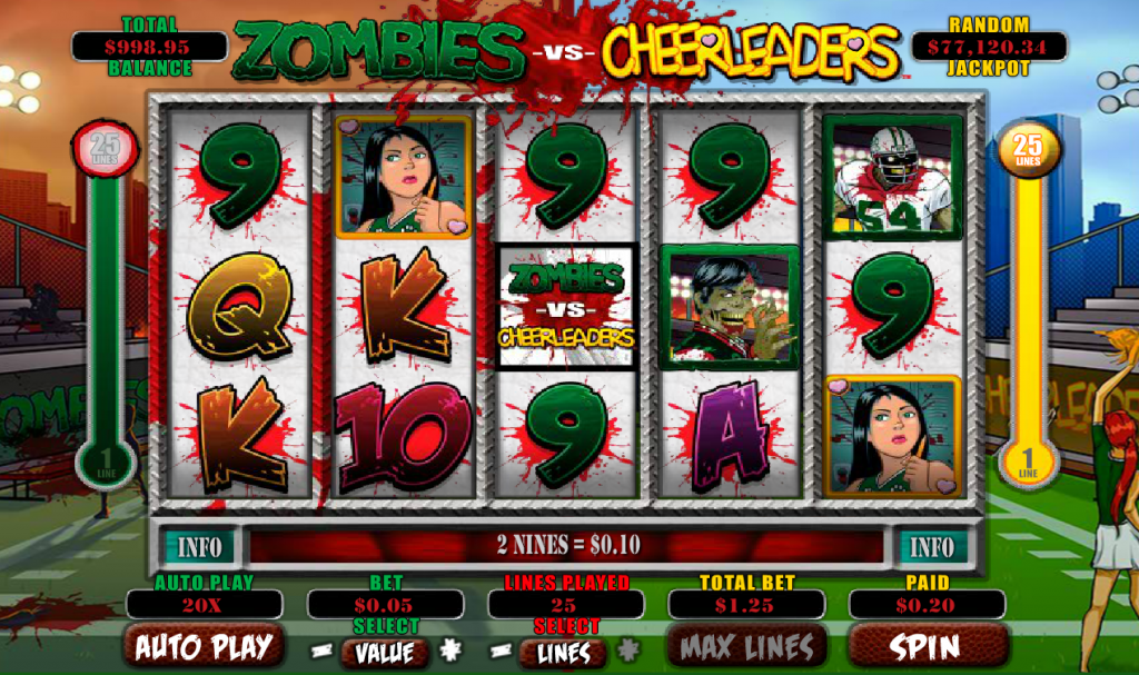 Zombies vs. Cheerleaders Main Game