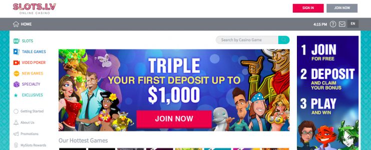 Slots.LV Bonus Offer