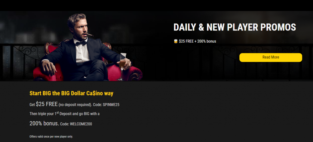 Big Dollar Casino No Deposit Bonus
