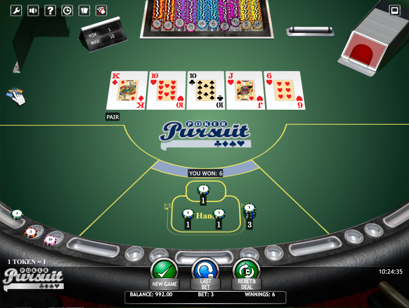 Poker Pursuit Pair of Tens