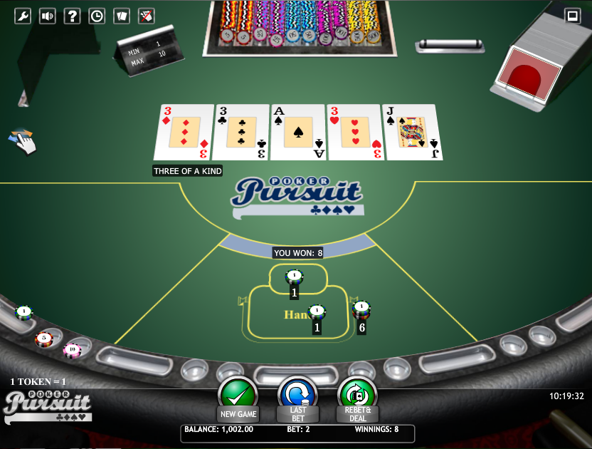 Poker Pursuit 3 of a Kind